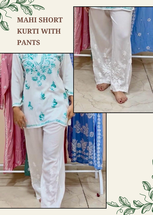 Mahi Short Kurti with Pants