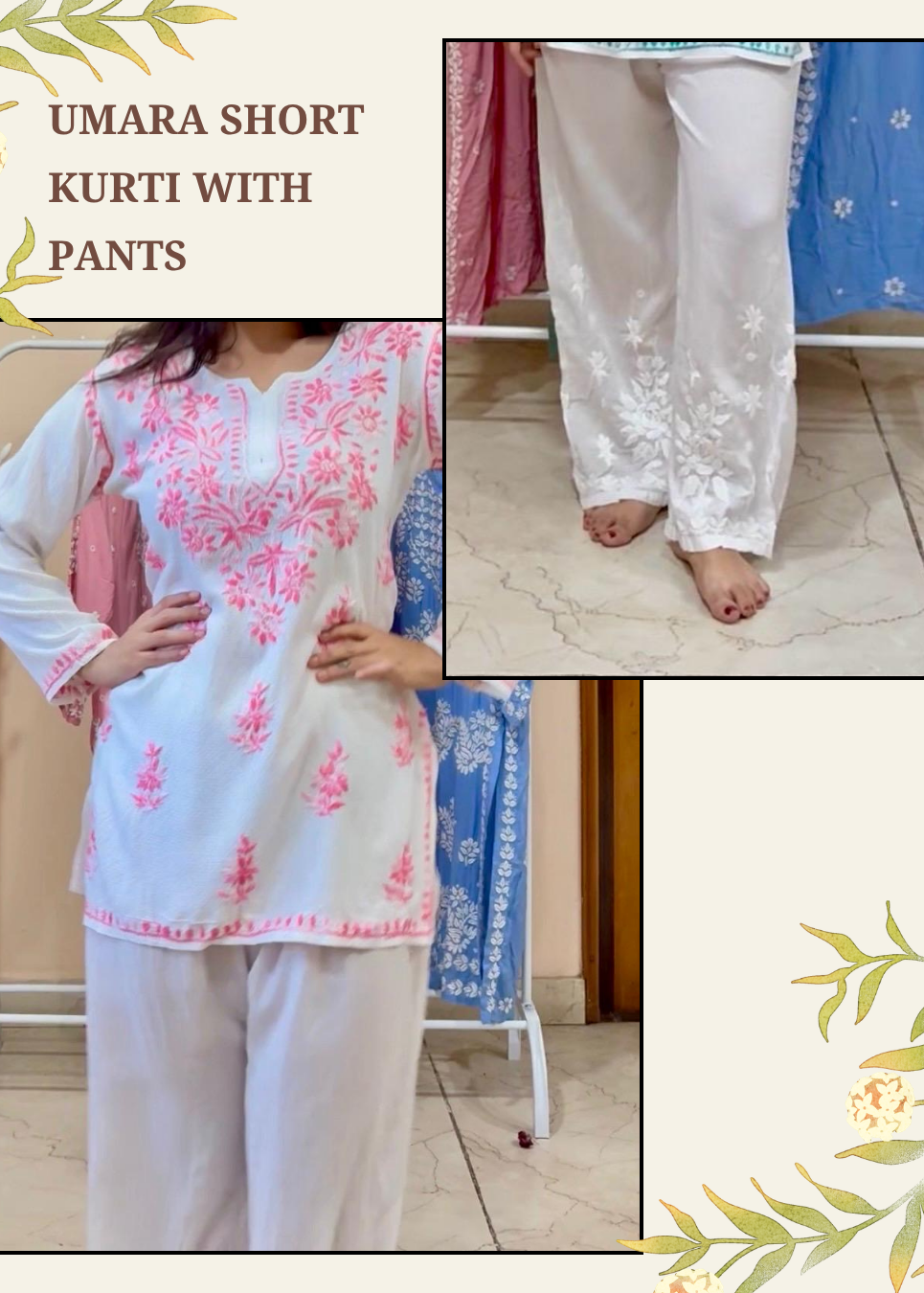 Umara Short Kurti with Pants
