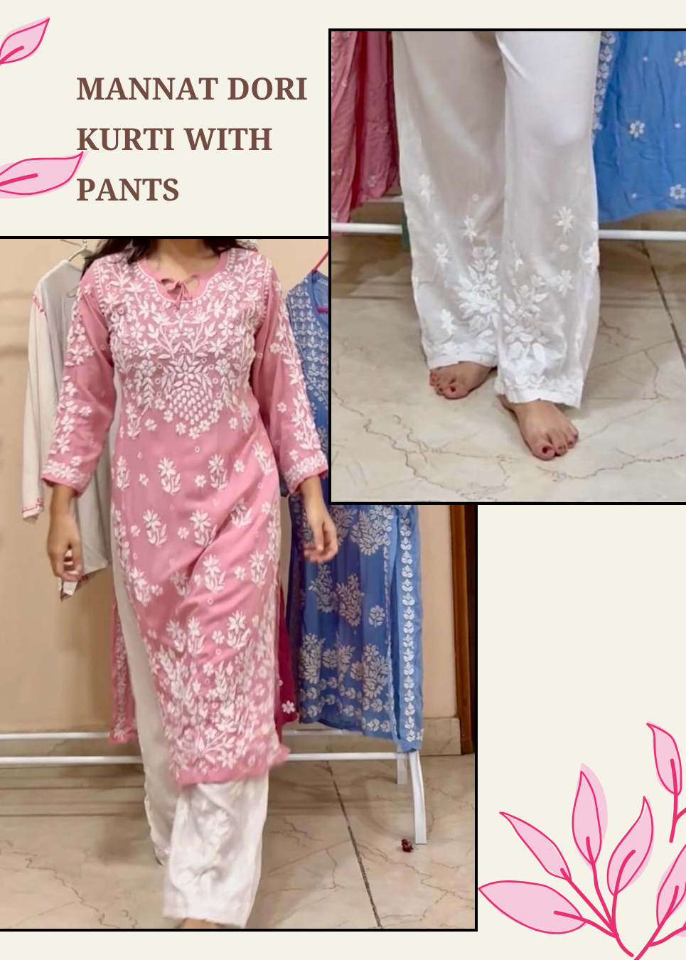Mannat Dori Kurti with Pants