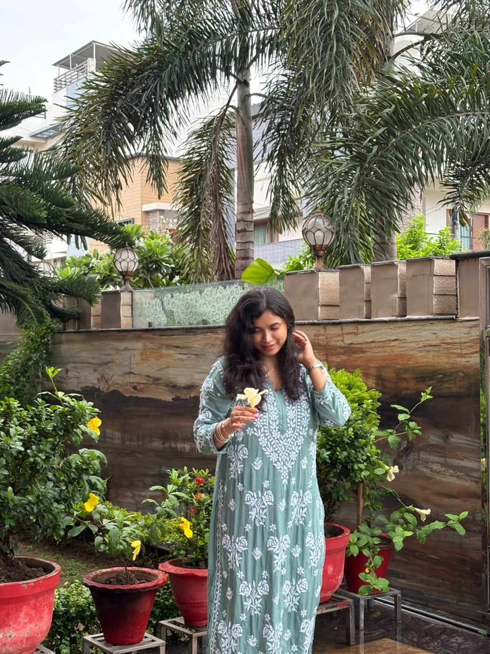 Ayat Chikankari kurti