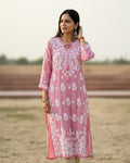 Mannat Dori Chikankari Kurti