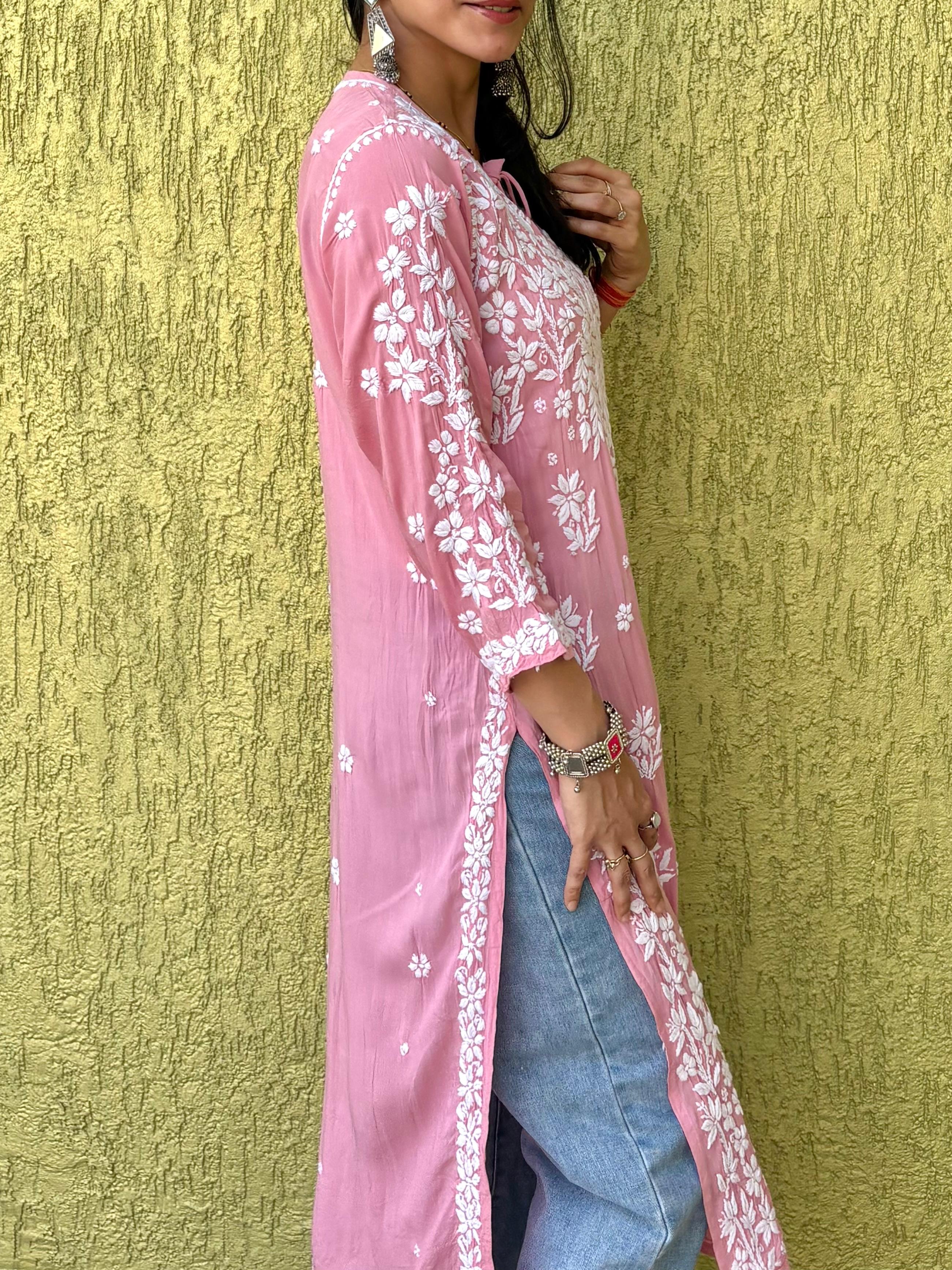 MANNAT Dori Chikankari Kurti