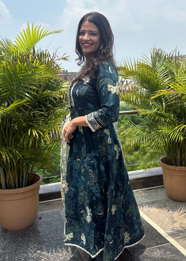 Mayuri — Cotton Kurta Set with Kota Doria Dupatta