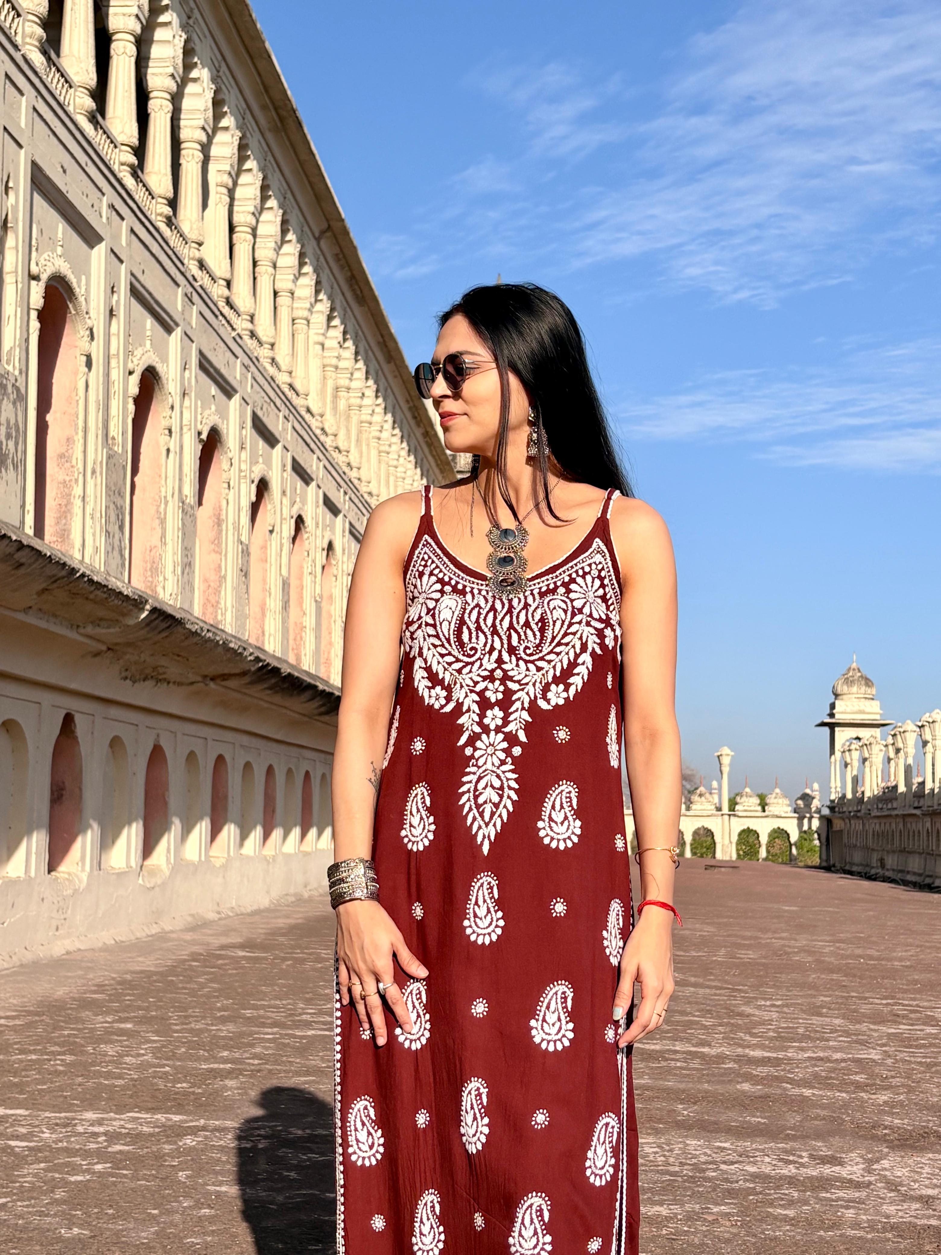 DHARA Chikankari set