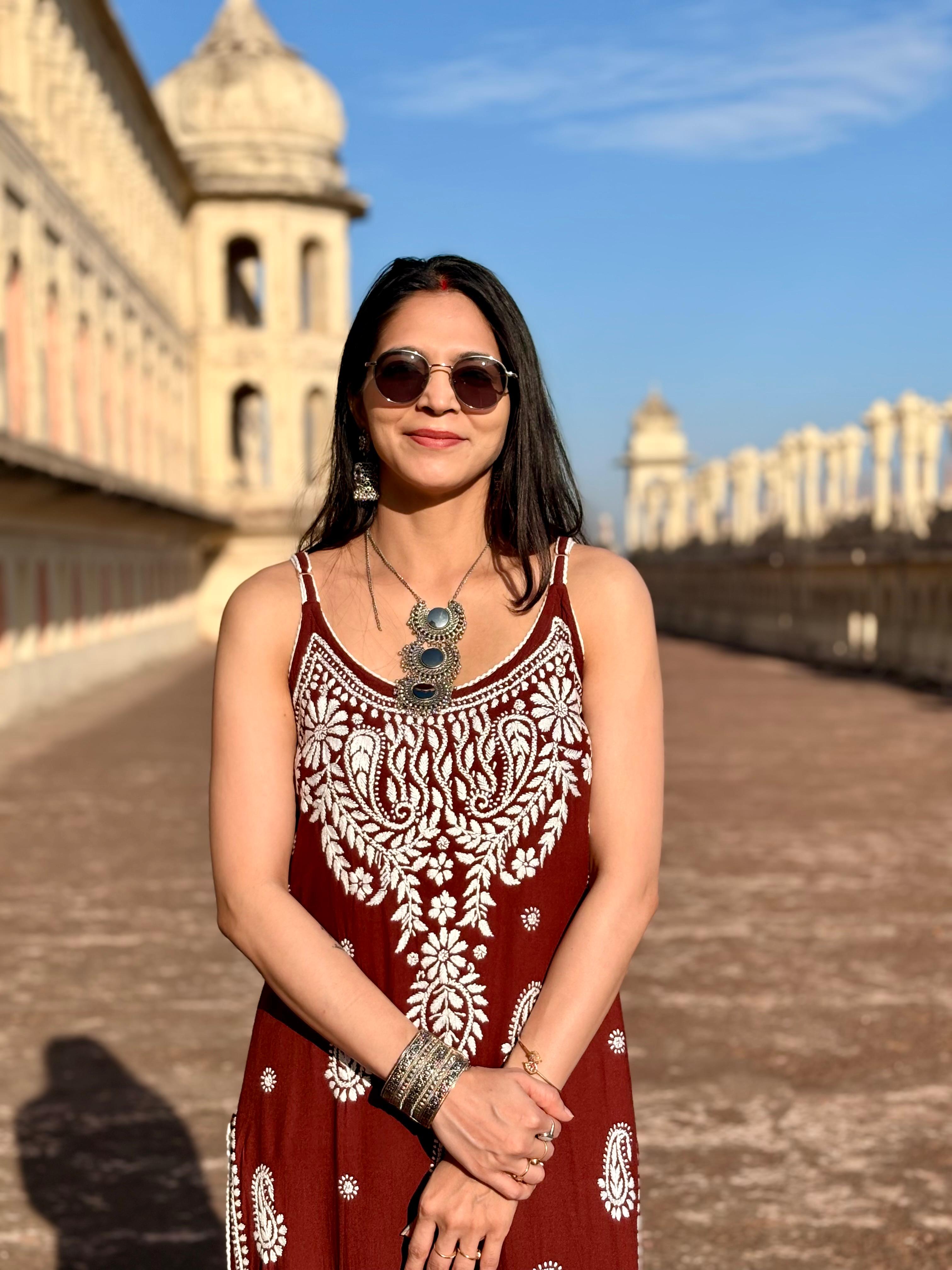 DHARA Chikankari set