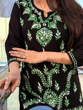 Chikankari Short Kurti