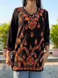 Chikankari Short Kurti