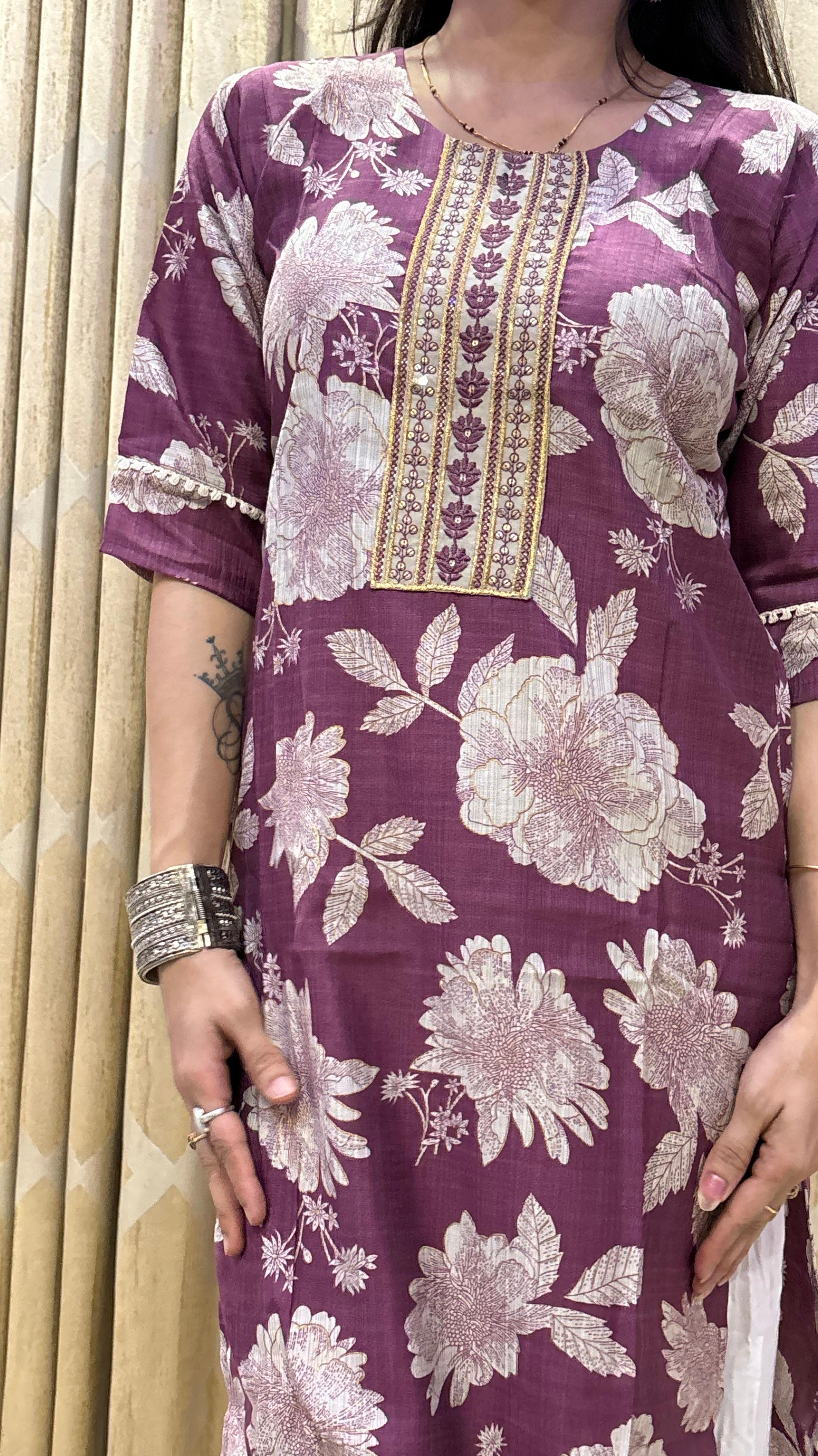 ANAYAH Cotton Floral Kurti