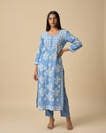 Meera chikankari kurti